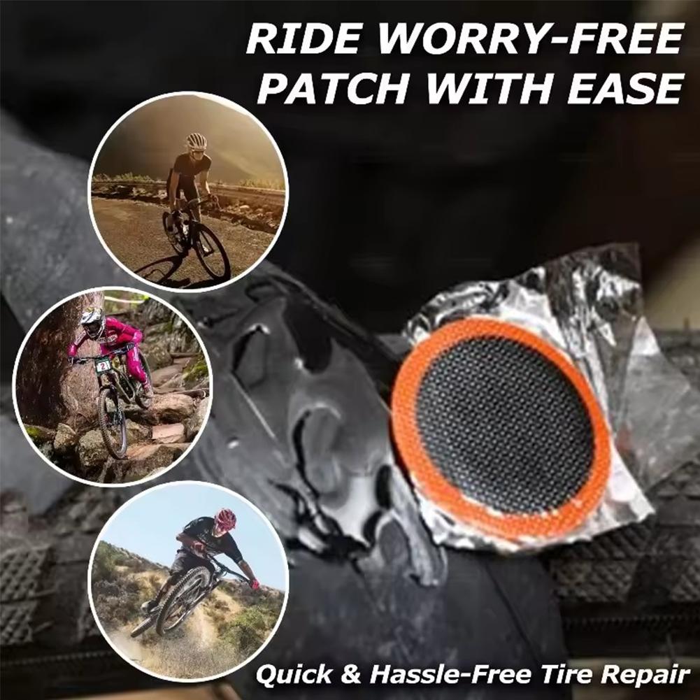 Mountain Biking Kit - プロフェッショナルバイク修理ツールキット、ポータブルケース付き自転車オートバイタイヤパッチ修理セット、マウンテンロードバイク用