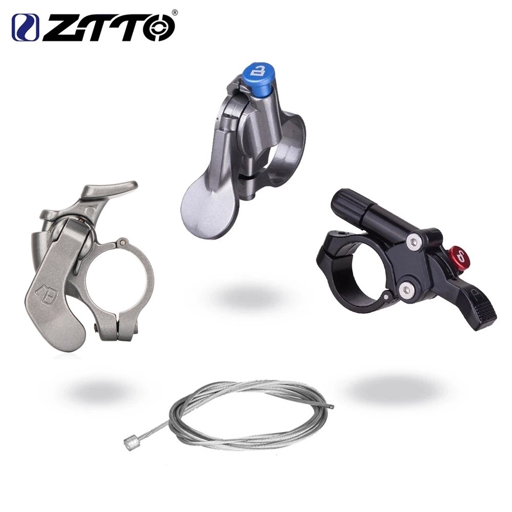 Mountain Biking Stuff - ZTTO MTBマウンテンバイクフォーク リモートロックアウトレバー ワイヤーコントロール 自転車リアショック Judy