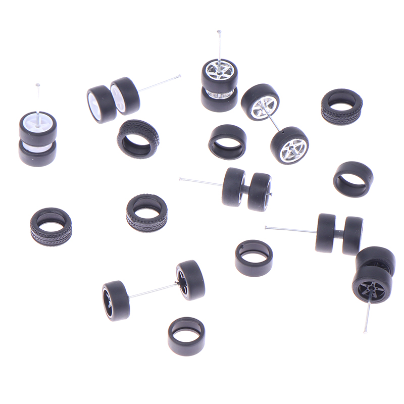 Tire Insert Foam - アクスル付きラバータイヤ用カーホイール,diyレーシングモデル,改造パーツ,1:64