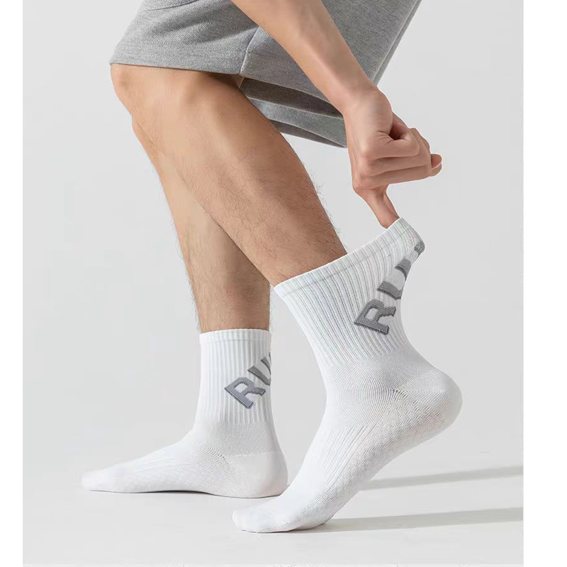 男女兼用ランニングソックス1組、ショート丈タオル底スポーツソ - Mountain Biking Socks のレビューと価格