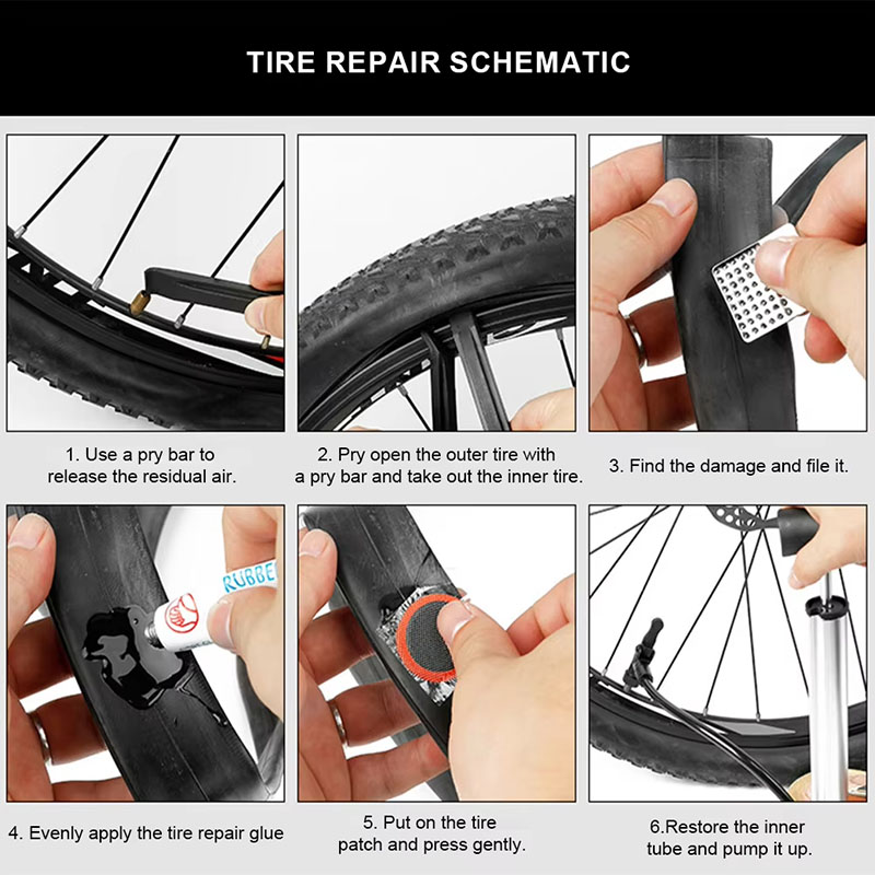 39個の自転車タイヤ修理キット - 自転車インナーチューブパ - Mountain Biking Kit のレビューと価格
