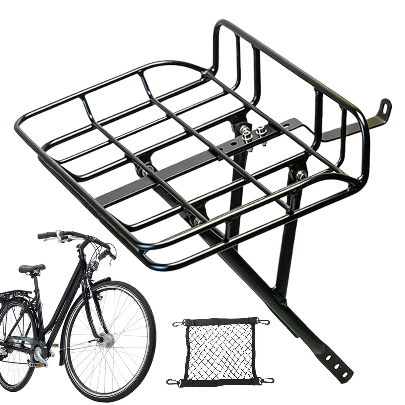 クイックリリース式フロントバイクバスケット 大容量メタルカー - Mountain Biking Stuff のレビューと価格
