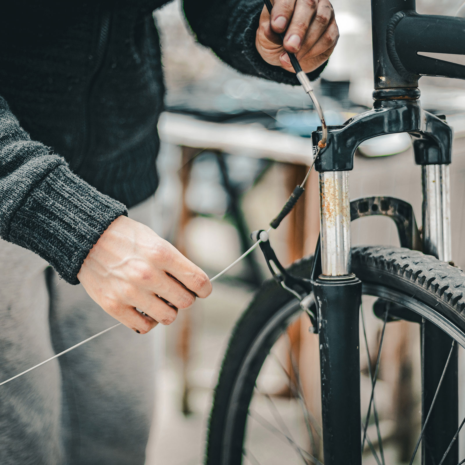 2m/2.5m バイクブレーキ＆シフトケーブルキット 4mm - Mountain Biking Stuff のレビューと価格