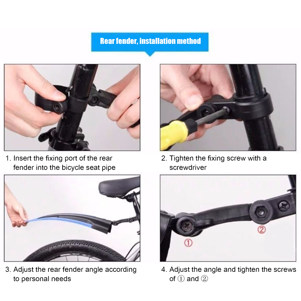 マウンテンバイクのフロントとリアのマッドガードウィングセット - Mountain Biking Stuff のレビューと価格