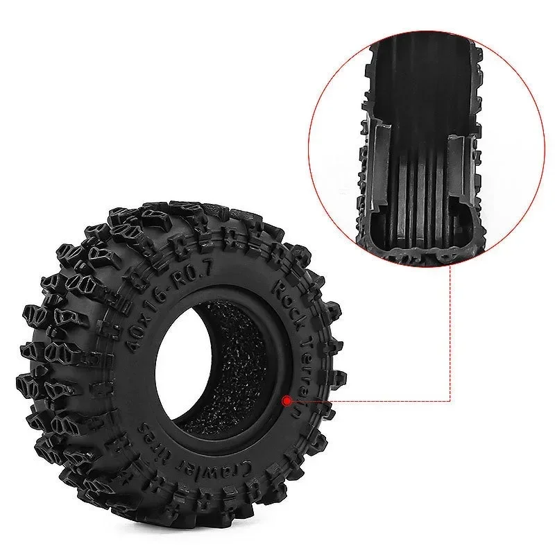 SCX30 用 0.7 インチソフトラバータイヤ 40×16 - Tire Insert Foam のレビューと価格