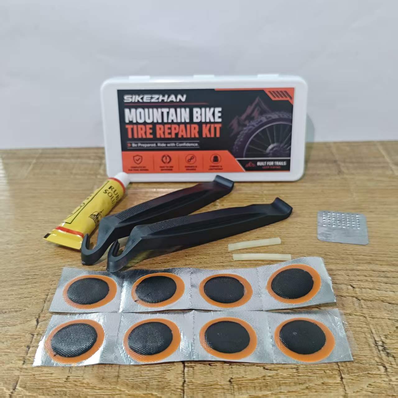 MTB用ヘビーデューティー加硫ゴムパッチキット、ロード＆マウ - Mountain Biking Kit のレビューと価格