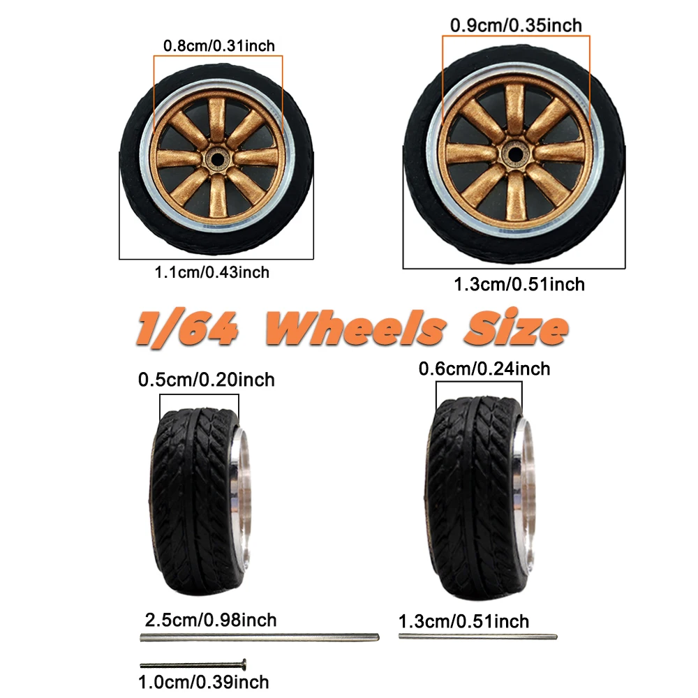 Kicarmod 1/64 モデルカー用ABSホイール、ゴム - Tire Insert Foam のレビューと価格